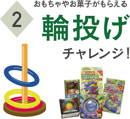 輪投げチャレンジ