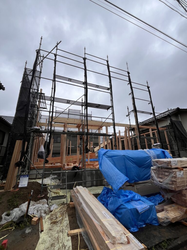 【新築】上棟中🏠